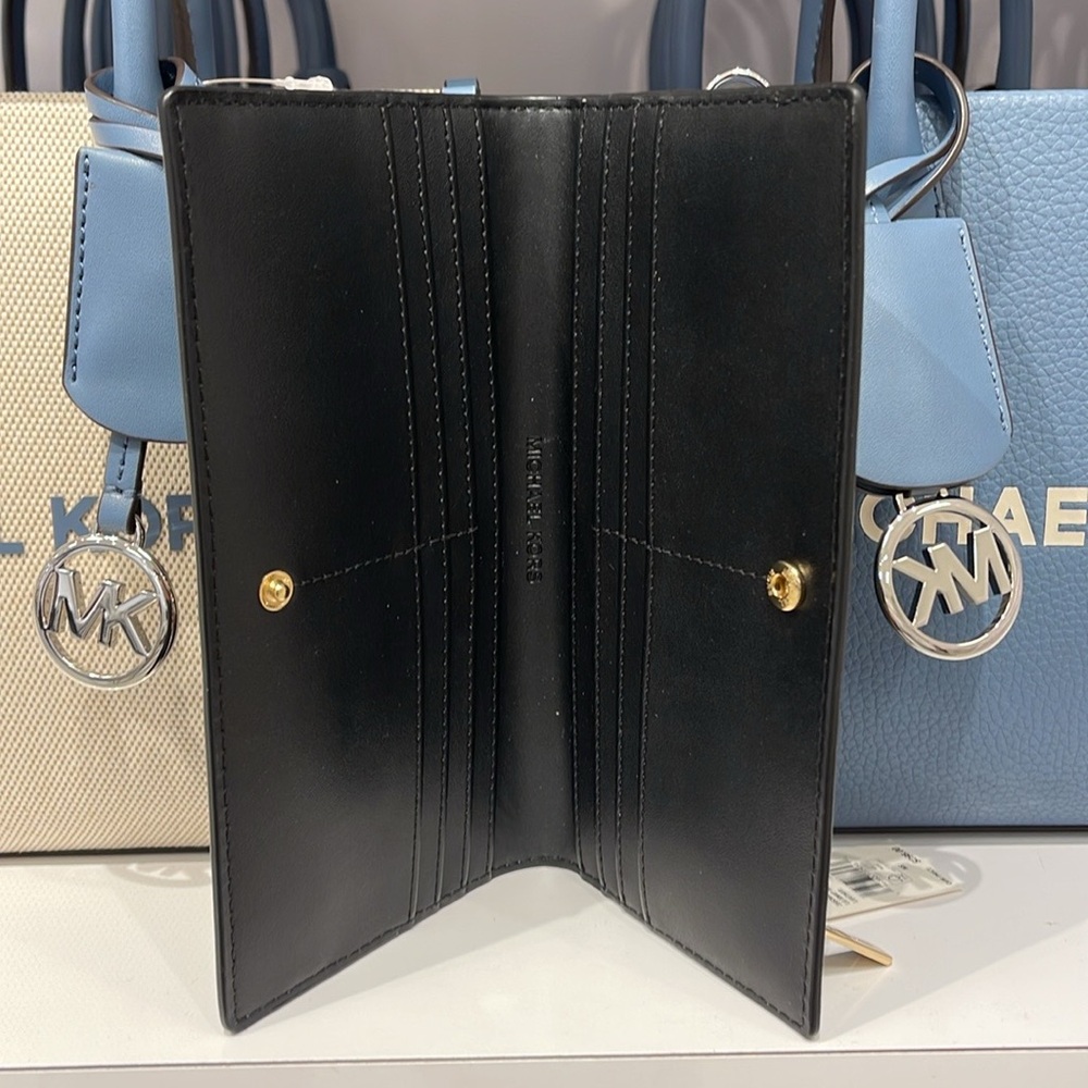 Michael Kors Reed Large Bifold Pebbled Leather Snap Wallet Card Case
Black
NWT - Picture 13 of 16